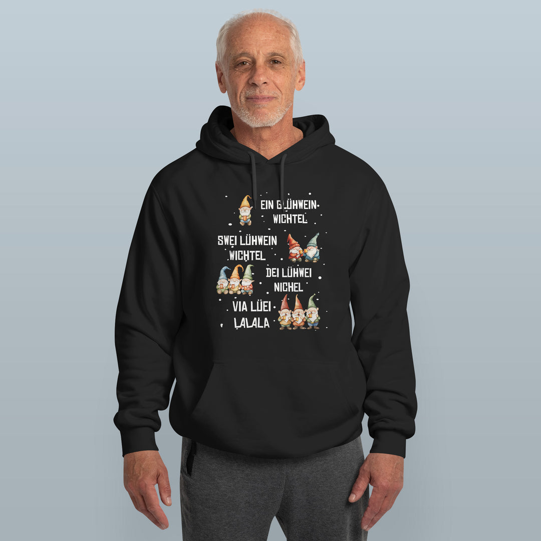 Glühwein Wichtel Hoodie – Lustiges Weihnachts-Design | Humorvolles Geschenk für Glühwein-Fans