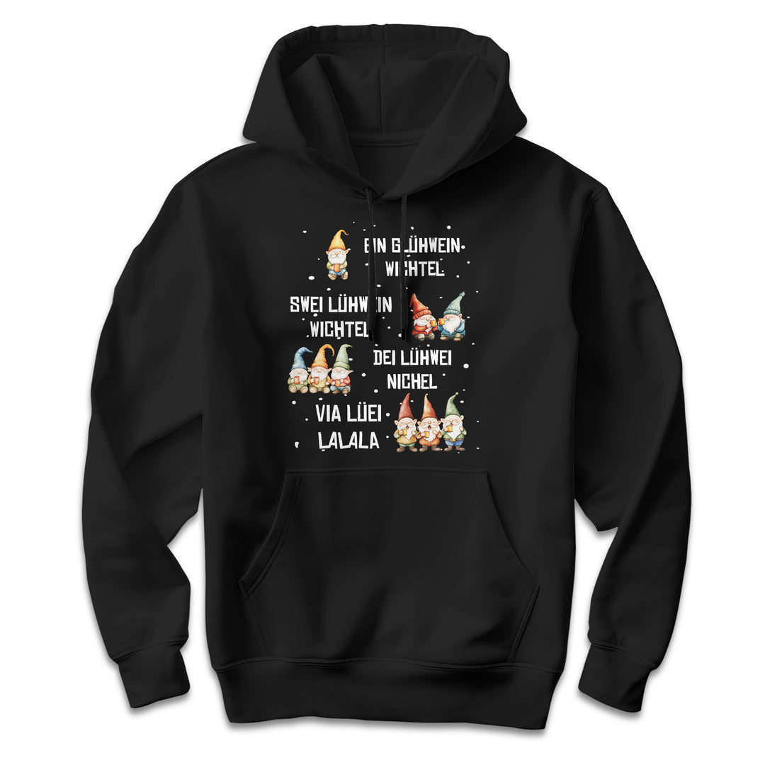 Glühwein Wichtel Hoodie – Lustiges Weihnachts-Design | Humorvolles Geschenk für Glühwein-Fans