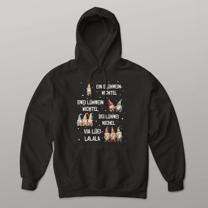 Glühwein Wichtel Hoodie – Lustiges Weihnachts-Design | Humorvolles Geschenk für Glühwein-Fans