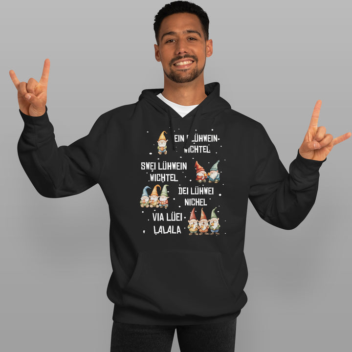 Glühwein Wichtel Hoodie – Lustiges Weihnachts-Design | Humorvolles Geschenk für Glühwein-Fans