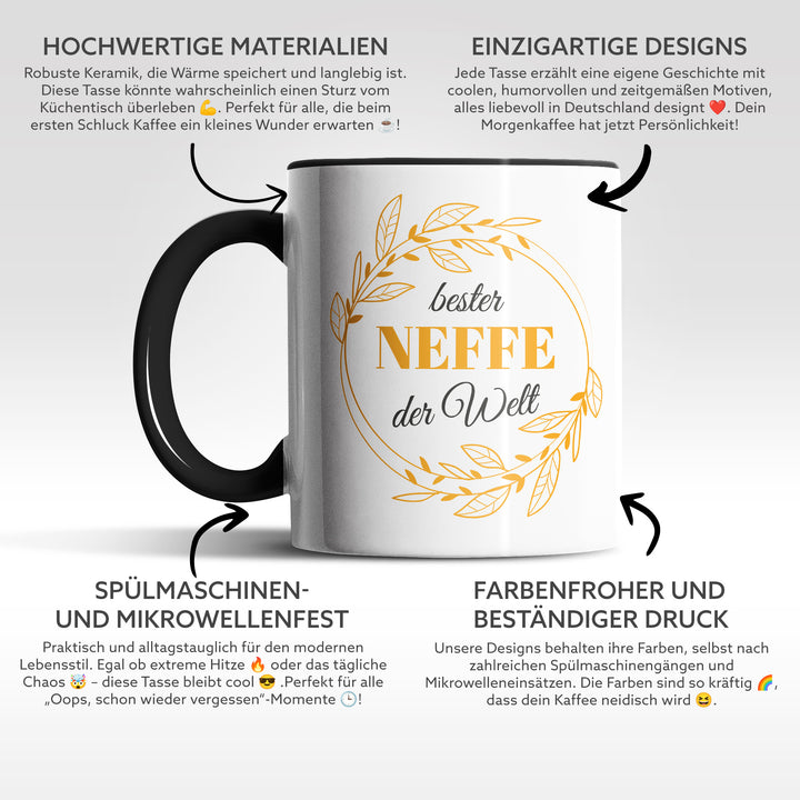 Tasse "Bester Neffe der Welt" – Charmantes Geschenk für Neffen