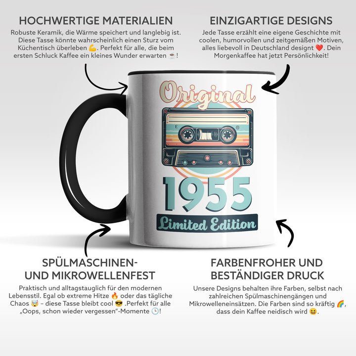 Tasse "Original 1955" – Perfektes Geschenk für alle, die 1955 geboren sind