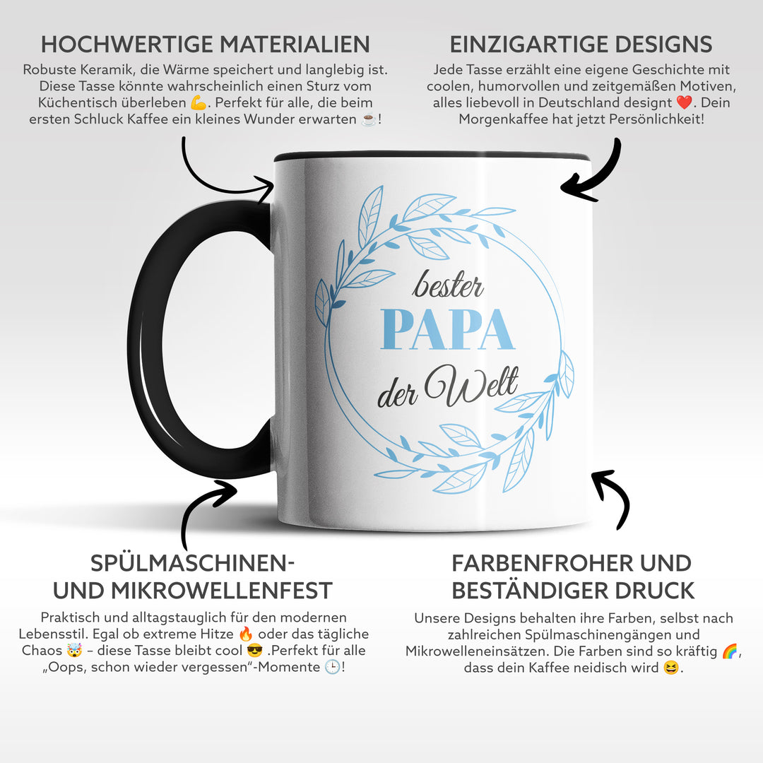 Tasse "Bester Papa der Welt" – Charmantes Geschenk für Väter