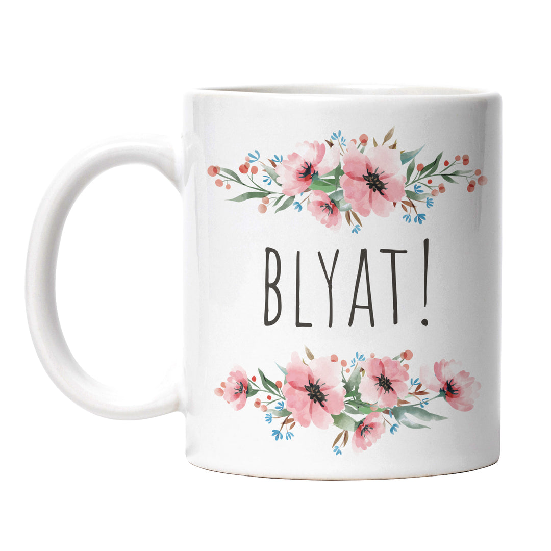 Tasse "Blyat" – Lustige Geschenkidee für Slawen & Russisch-Fans