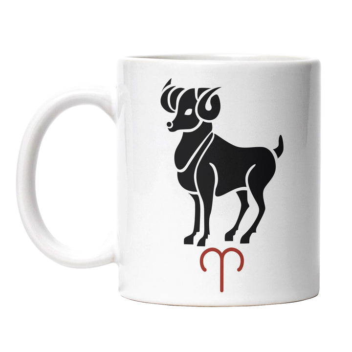 Tasse "Widder-Sternzeichen" – Dynamische Sternzeichen-Tasse für echte Widder