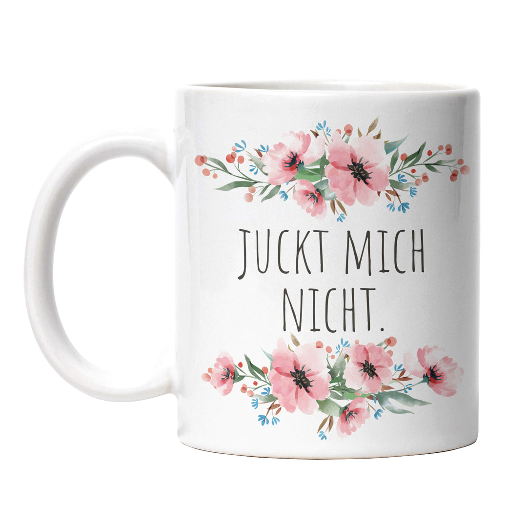 Tasse "Juckt mich nicht" – Lustige Sarkasmus-Tasse für Büro & Alltag