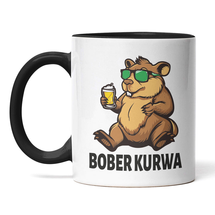 Lustige Tasse "Bober Kurwa" – Humorvolles Geschenk für jeden Anlass