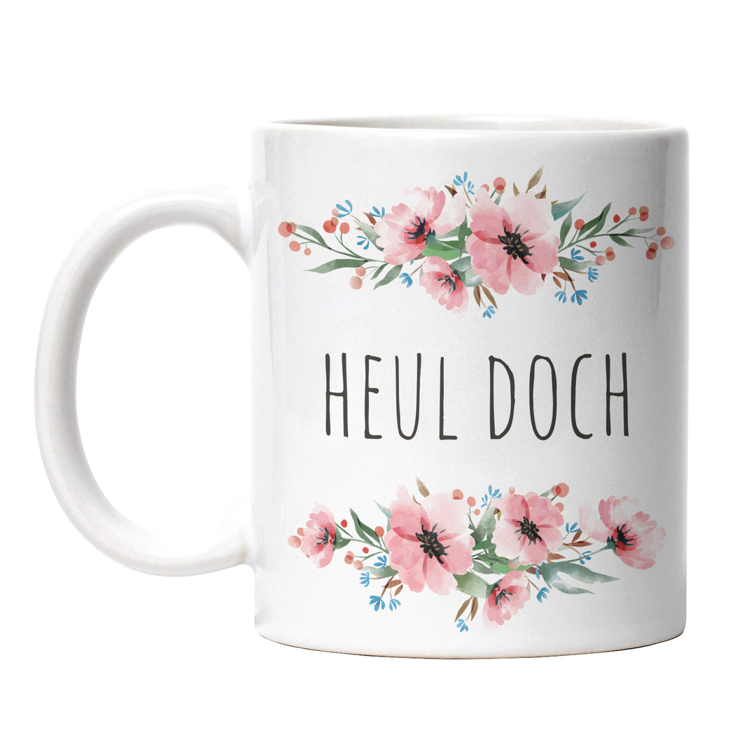 Tasse "Heul doch" – Lustige Sarkasmus-Tasse für Büro & Alltag