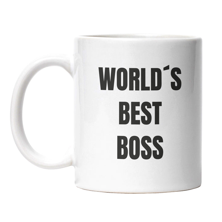 Tasse "World’s Best Boss" – Perfektes Geschenk für Chefs & Vorgesetzte