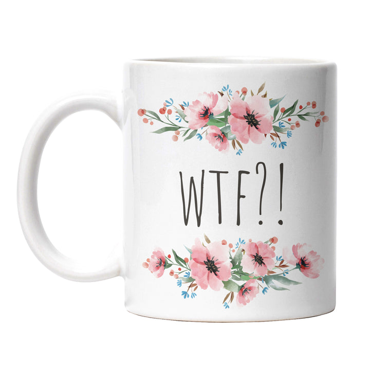 Tasse "WTF" – Lustige Statement-Tasse für Büro & Alltag