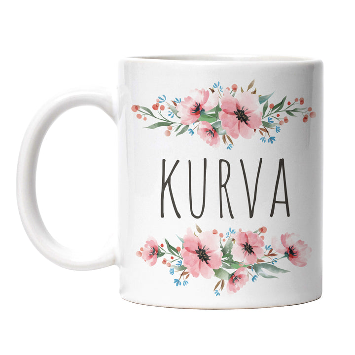 Tasse "Kurva" – Lustige Statement-Tasse für Humorvolle