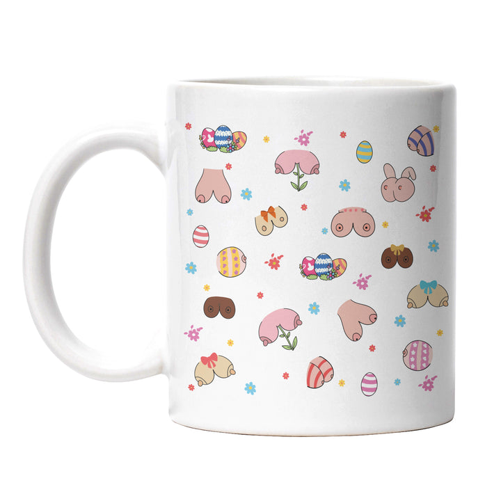 Lustige Tasse "Easter - Boobs" – Perfekt für freche Osterüberraschungen