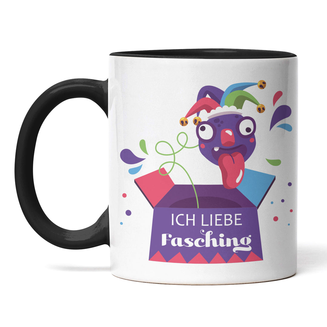 Lustige Tasse "Liebe Fasching" – Geschenkidee für Karnevalisten