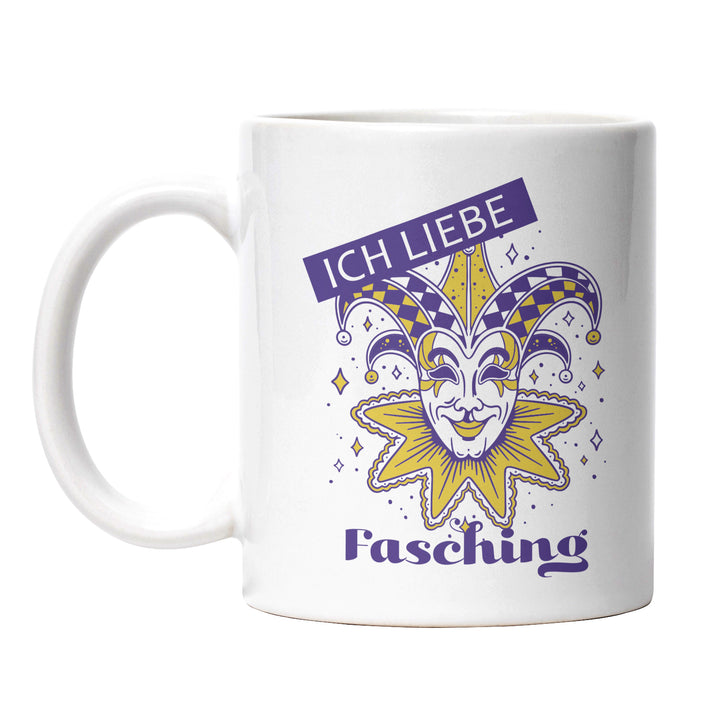 Lustige Tasse "Liebe Fasching" – Geschenkidee für Karnevalisten