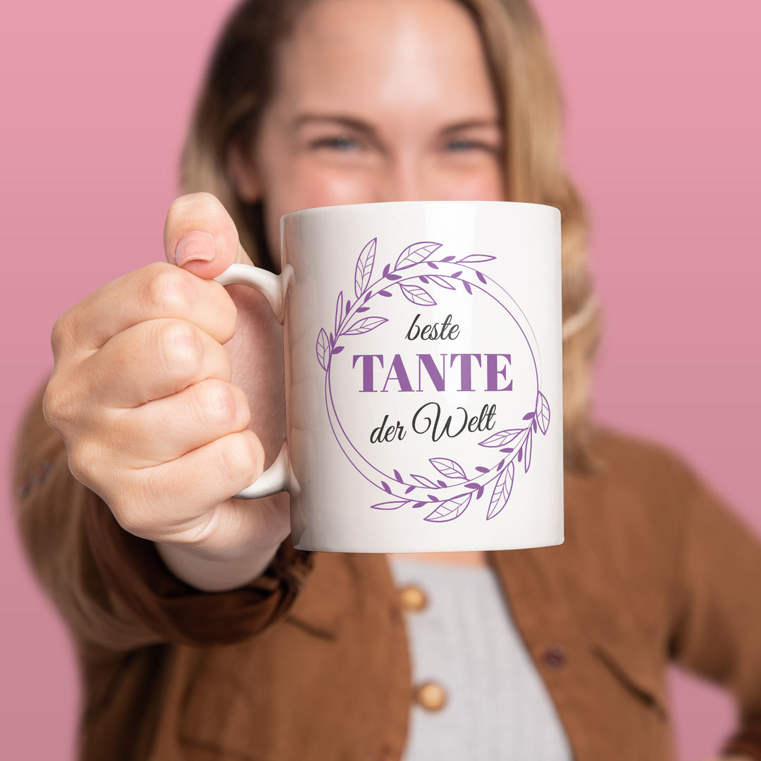 Tasse "Beste Tante der Welt" – Charmantes Geschenk für Tanten