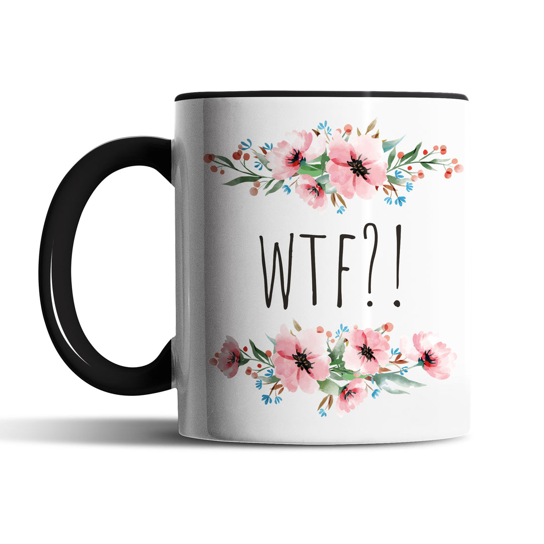 Tasse "WTF" – Lustige Statement-Tasse für Büro & Alltag