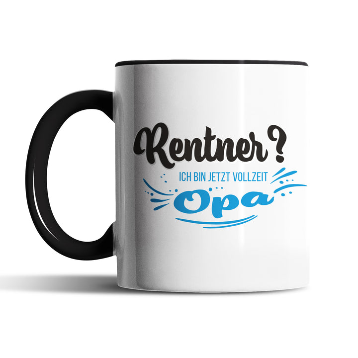 Tasse "Rentner, Vollzeit Opa" – Perfekte Geschenk-Tasse für stolze Großväter