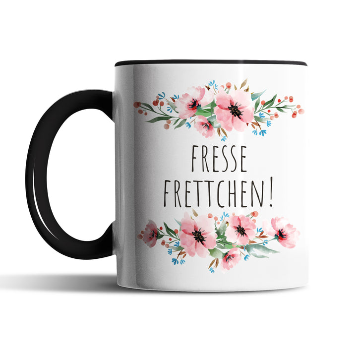Tasse "Fresse Frettchen" – Lustige Sarkasmus-Tasse für Büro & Alltag