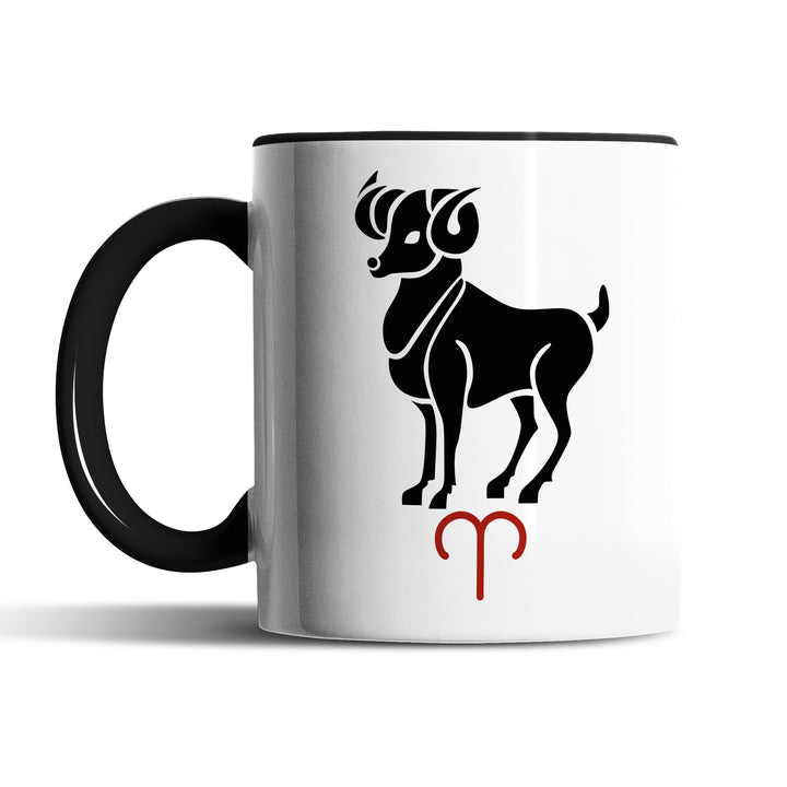 Tasse "Widder-Sternzeichen" – Dynamische Sternzeichen-Tasse für echte Widder