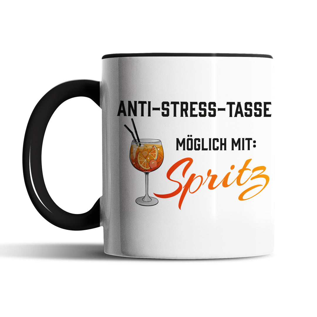 Lustige Tasse "Anti Stress Spritz" – Humorvolles Geschenk für Aperol-Fans