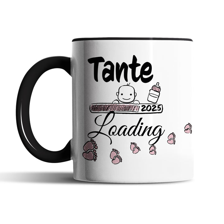 Lustige Tasse "Tante Loading" – Charmantes Geschenk für werdende Tanten