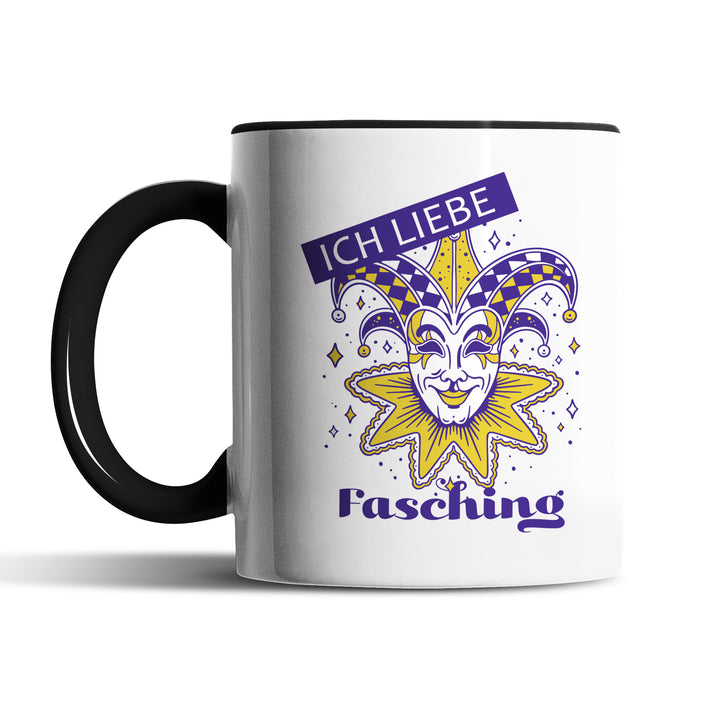 Lustige Tasse "Liebe Fasching" – Geschenkidee für Karnevalisten