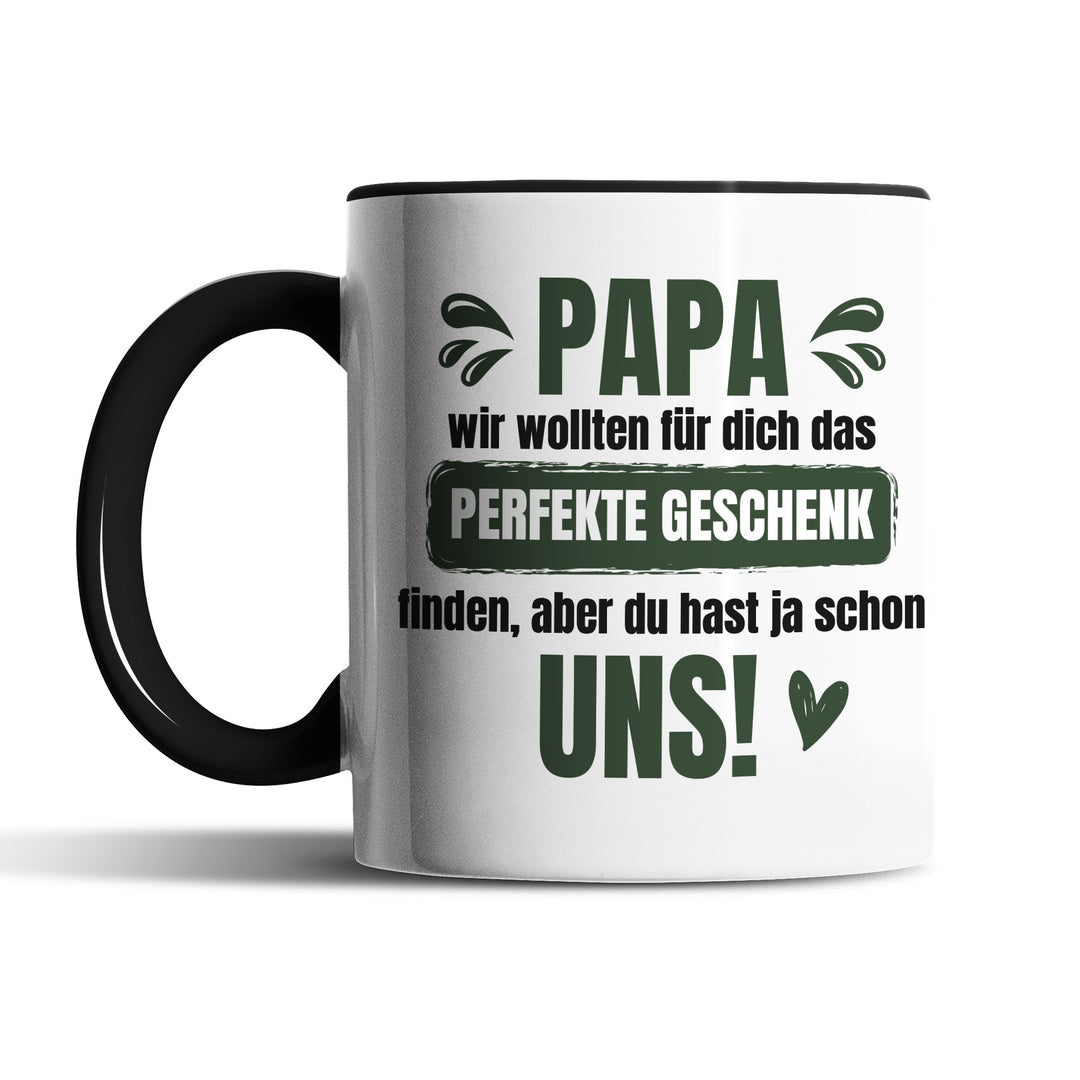 Lustige Tasse "Papa, das perfekte Geschenk" – Charmantes Geschenk für Väter