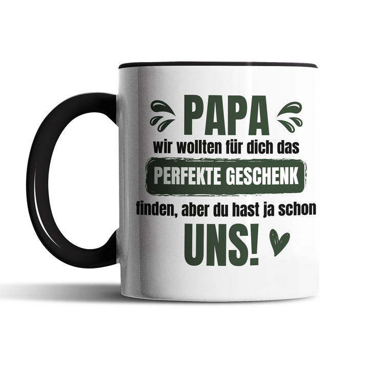 Lustige Tasse "Papa, das perfekte Geschenk" – Charmantes Geschenk für Väter