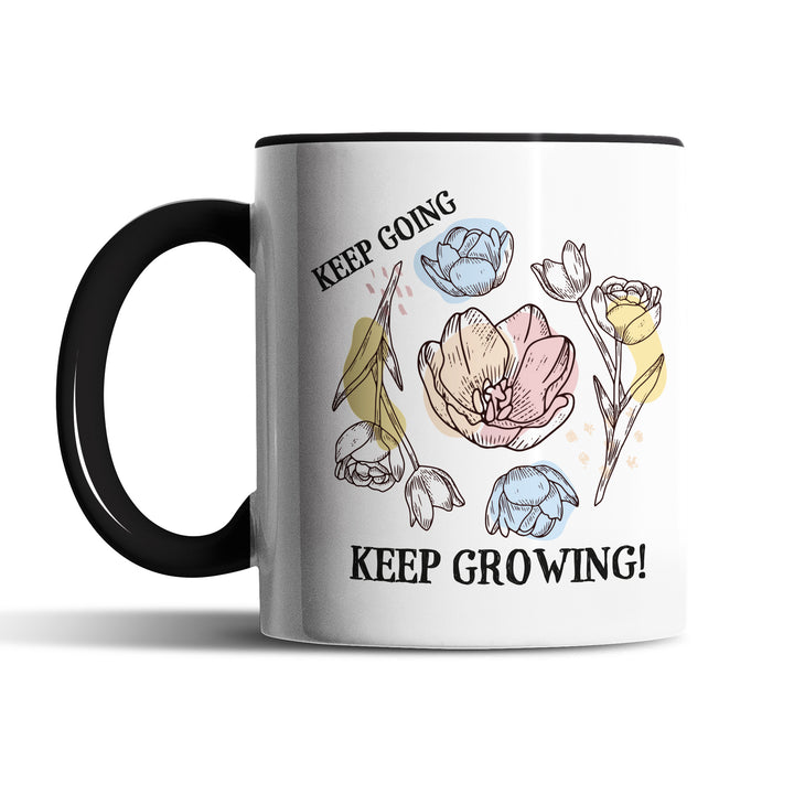 Tasse "Keep Going, Keep Growing" – Perfekte Motivation für den Alltag
