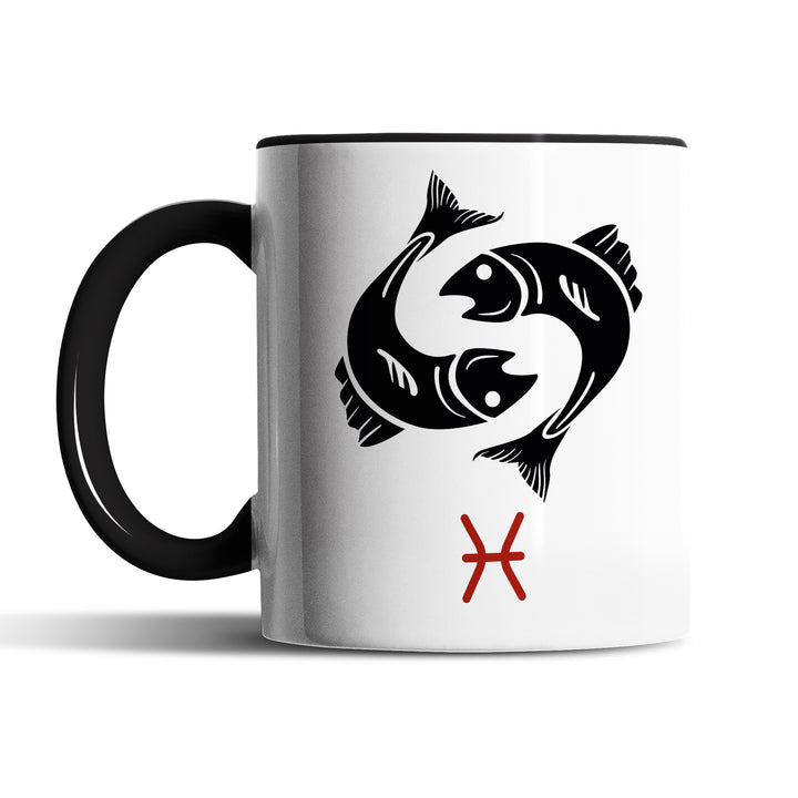 Tasse "Fisch-Sternzeichen" – Mystische Sternzeichen-Tasse für echte Fische