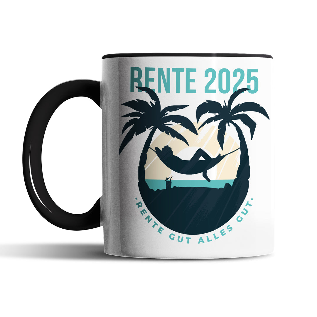 Tasse "Rente gut, alles gut" – Perfektes Geschenk für entspannte Rentner