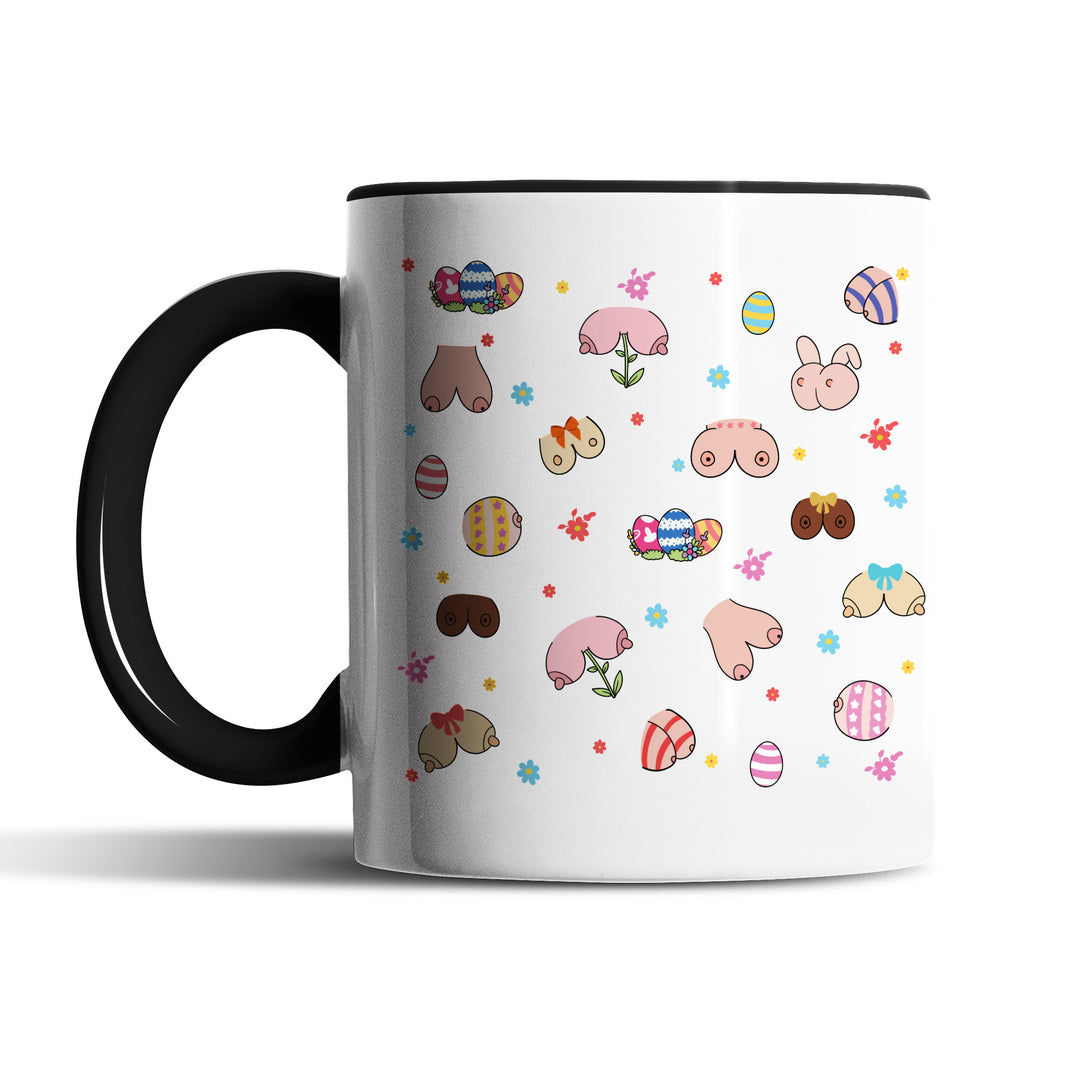 Lustige Tasse "Easter - Boobs" – Perfekt für freche Osterüberraschungen