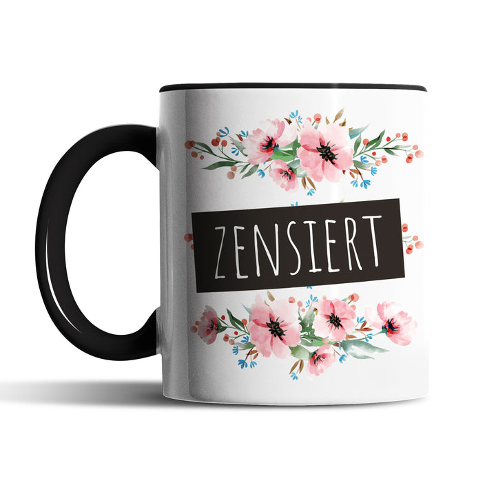 Tasse "Zensiert" – Lustige Statement-Tasse für Ironie & Humor