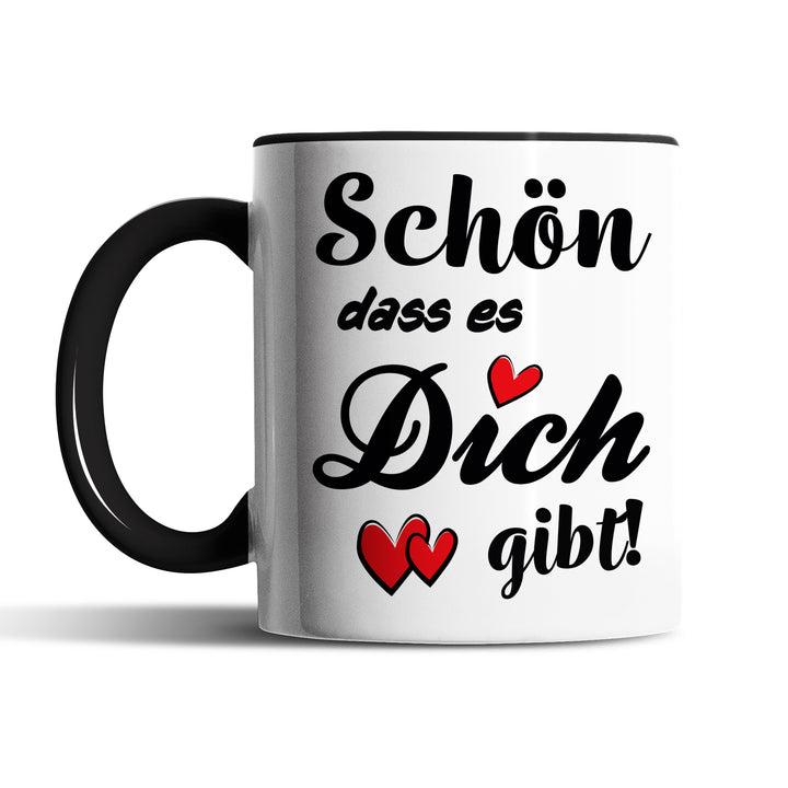 Charmante Tasse "Schön, dass es dich gibt" – Liebevolle Geschenkidee