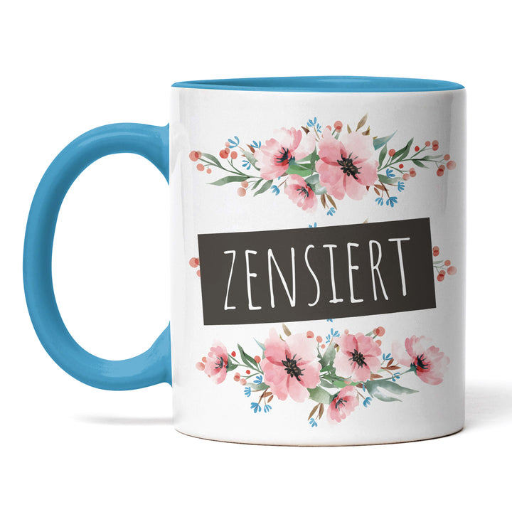 Tasse "Zensiert" – Lustige Statement-Tasse für Ironie & Humor