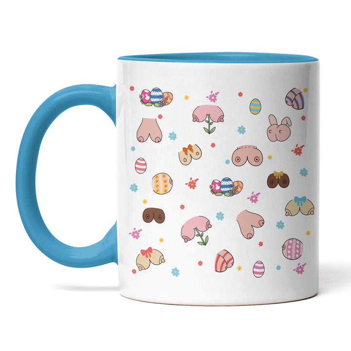 Lustige Tasse "Easter - Boobs" – Perfekt für freche Osterüberraschungen