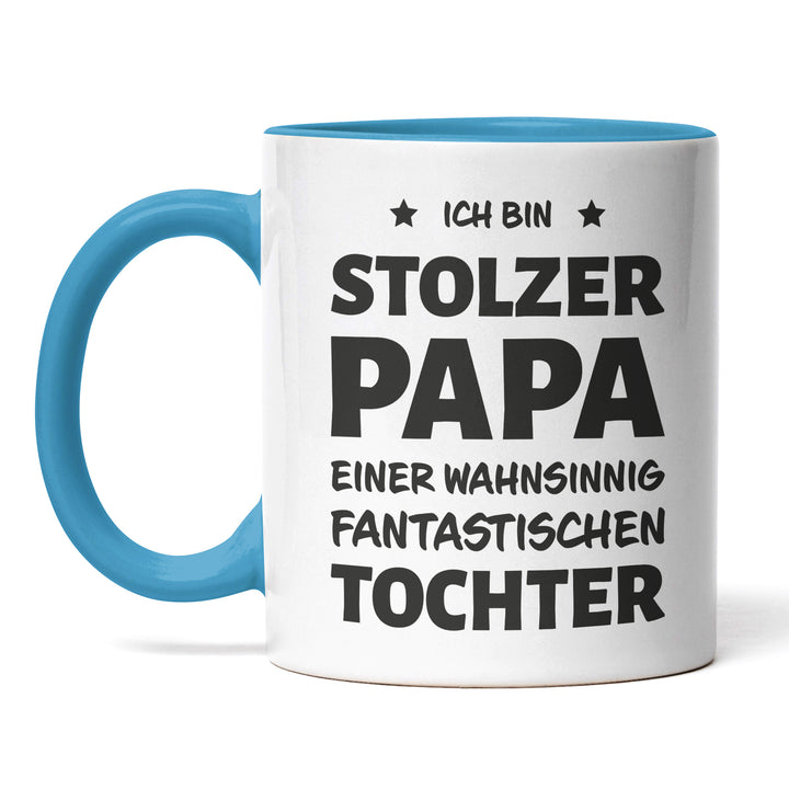 Tasse "Stolzer Papa, fantastische Tochter" – Liebevolles Geschenk für Väter