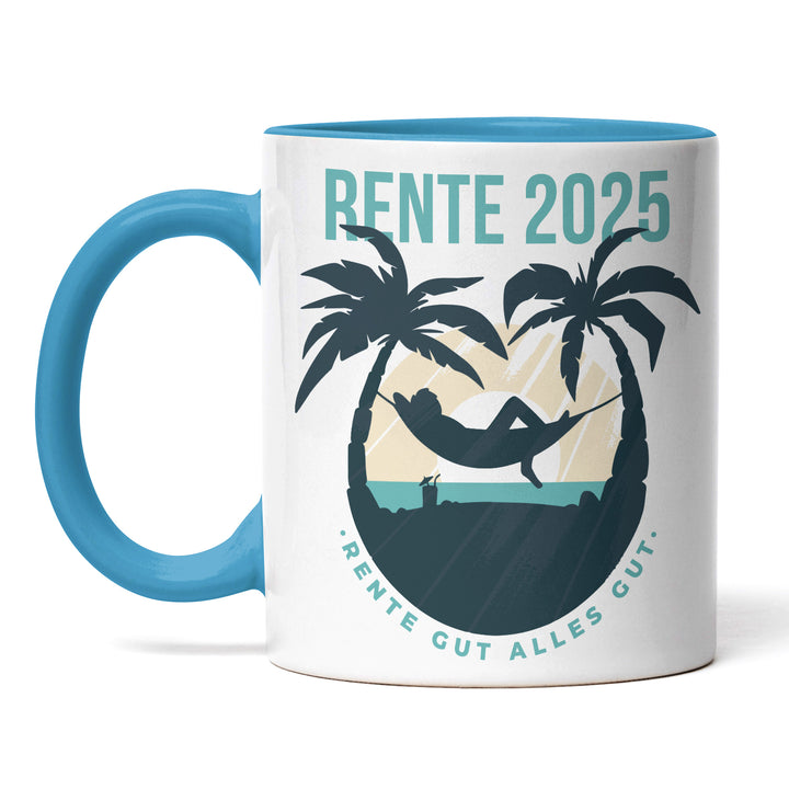 Tasse "Rente gut, alles gut" – Perfektes Geschenk für entspannte Rentner