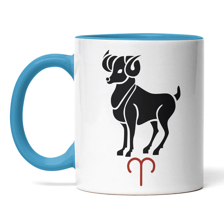 Tasse "Widder-Sternzeichen" – Dynamische Sternzeichen-Tasse für echte Widder