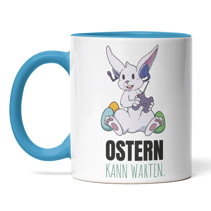 Lustige Gaming-Tasse "Ostern kann warten" – Perfekt für Gamer