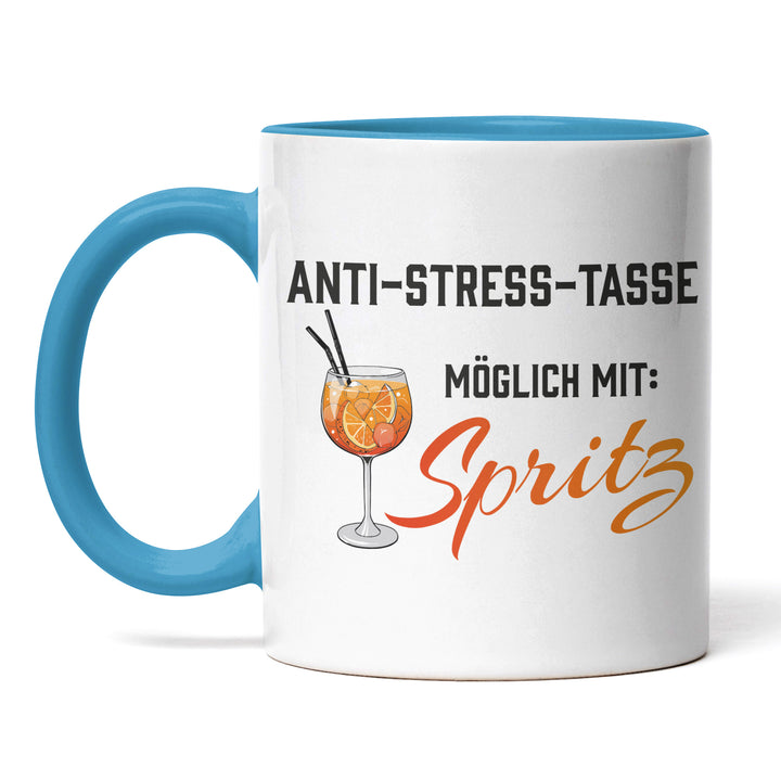 Lustige Tasse "Anti Stress Spritz" – Humorvolles Geschenk für Aperol-Fans