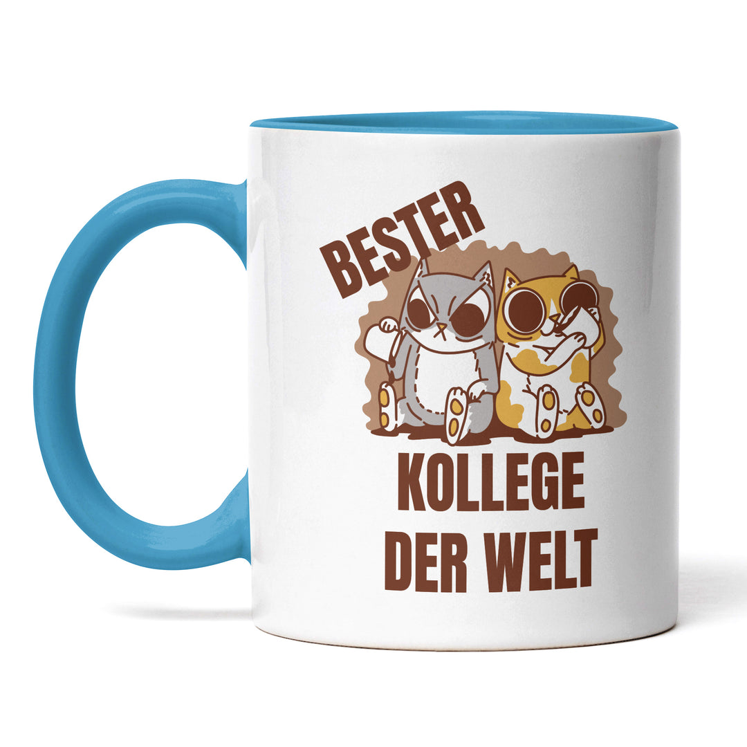 Tasse "Bester Kollege der Welt" – Perfektes Geschenk für Team & Kollegen