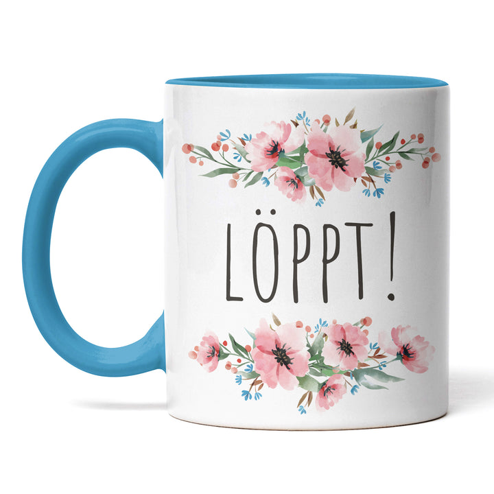 Tasse "LÖPPT!" – Lustige Motivations-Tasse für Alltag & Büro