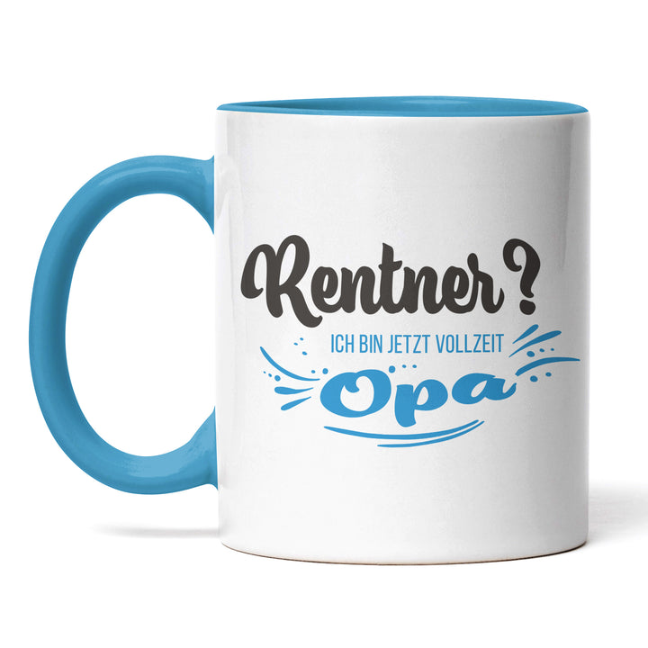 Tasse "Rentner, Vollzeit Opa" – Perfekte Geschenk-Tasse für stolze Großväter