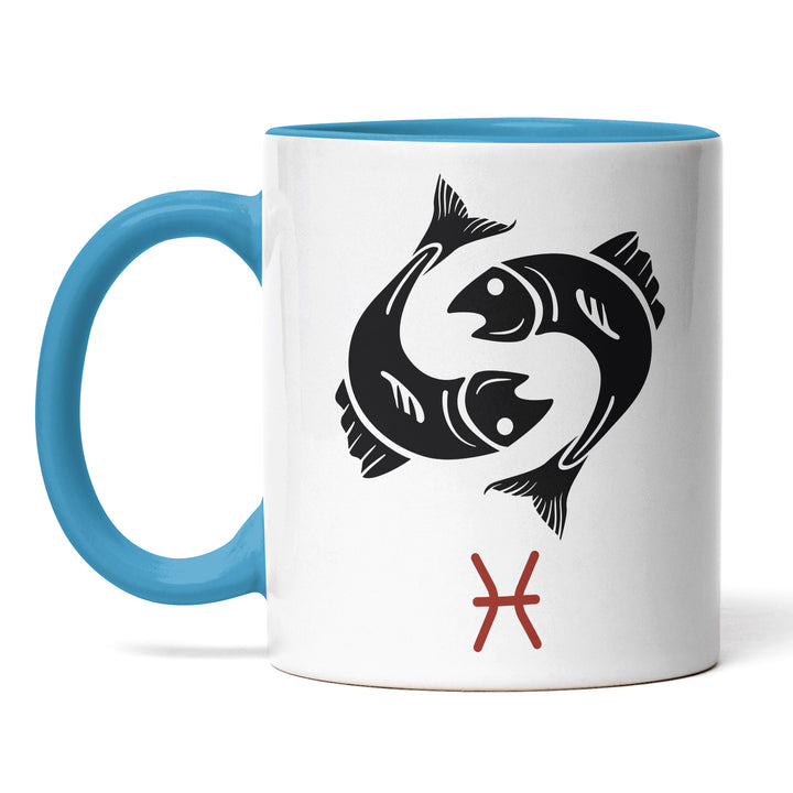Tasse "Fisch-Sternzeichen" – Mystische Sternzeichen-Tasse für echte Fische