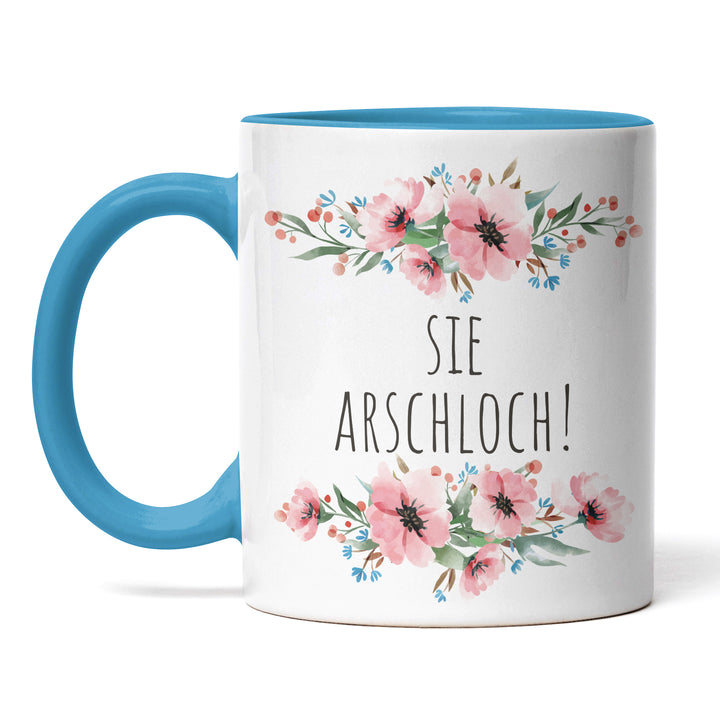 Tasse "Sie Arschloch" – Freche Statement-Tasse für klare Ansagen