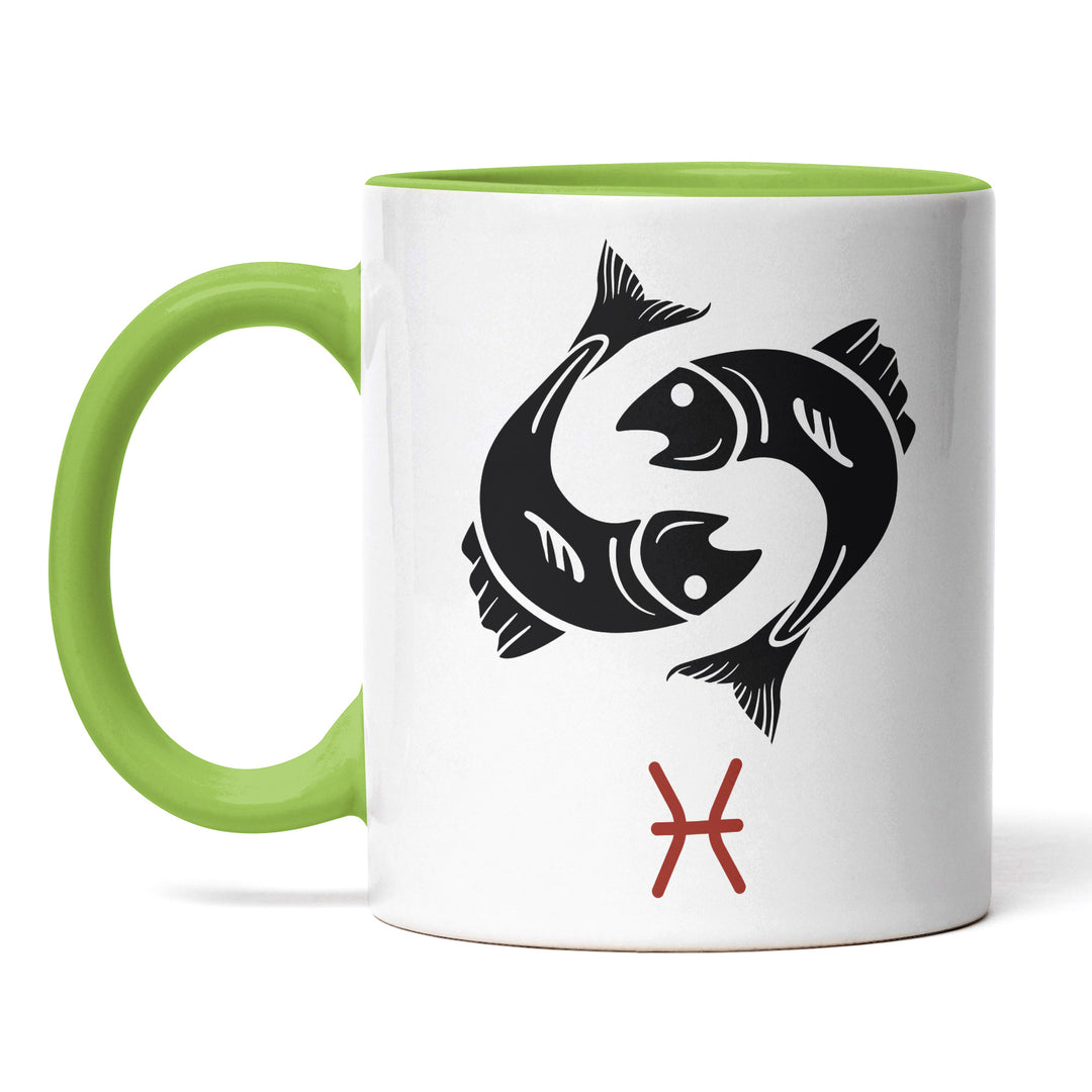 Tasse "Fisch-Sternzeichen" – Mystische Sternzeichen-Tasse für echte Fische