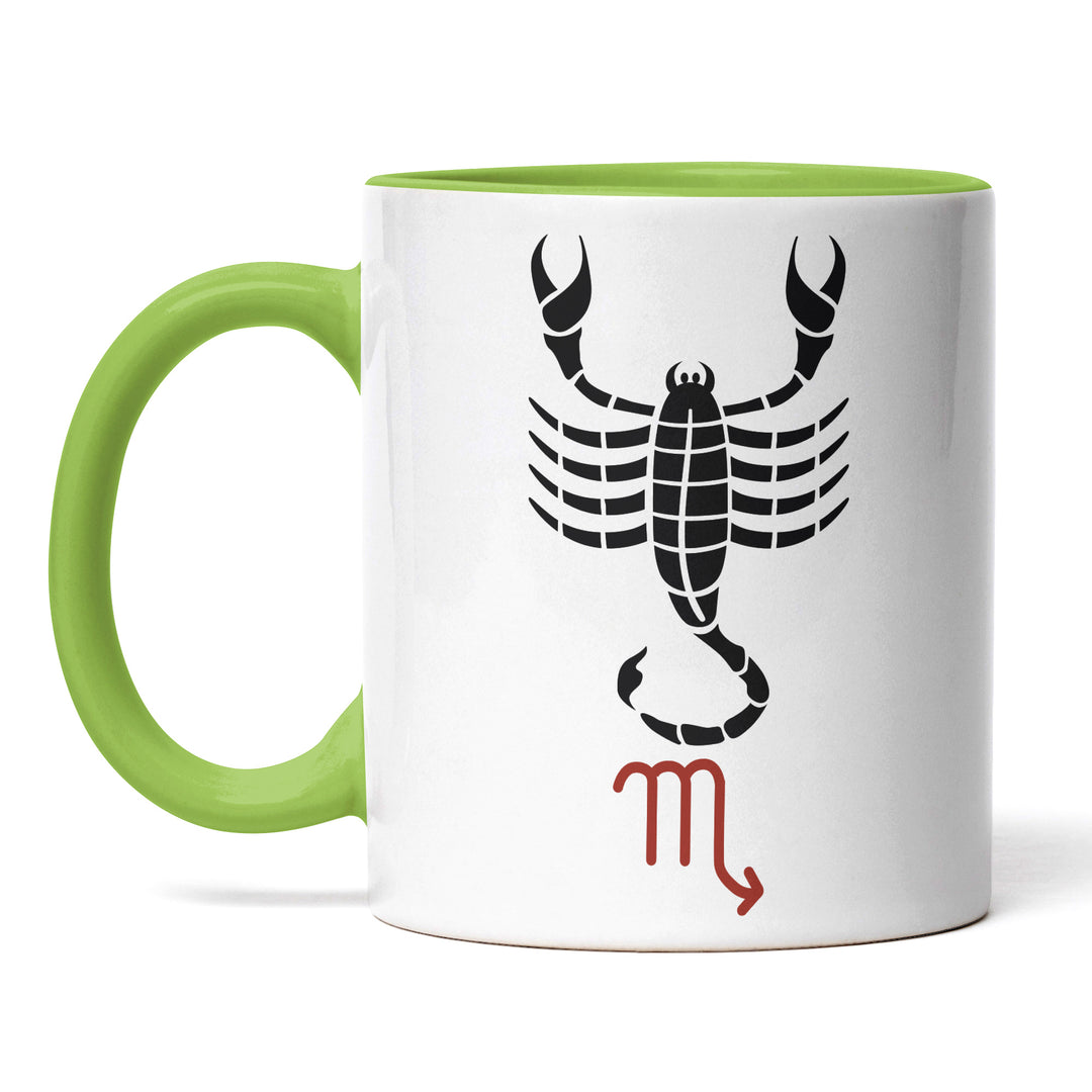 Tasse "Skorpion-Sternzeichen" – Mystische Sternzeichen-Tasse für echte Skorpione