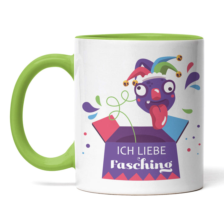 Lustige Tasse "Liebe Fasching" – Geschenkidee für Karnevalisten