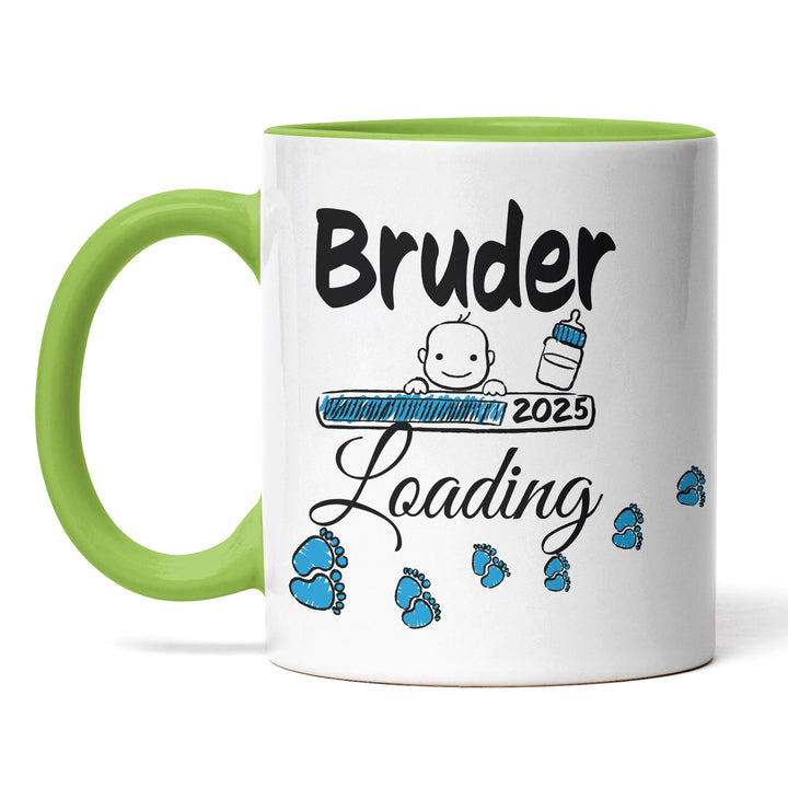 Lustige Tasse "Bruder Loading" – Charmantes Geschenk für werdende Brüder